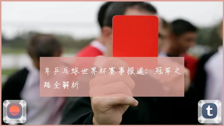 年乒乓球世界杯赛事报道：冠军之路全解析