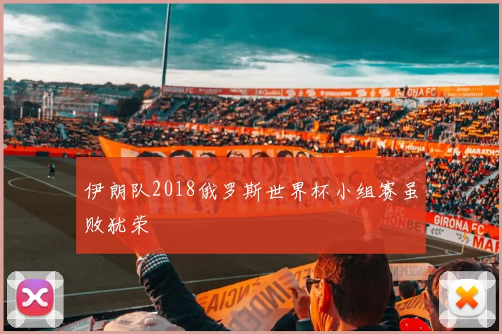 伊朗队2018俄罗斯世界杯小组赛虽败犹荣
