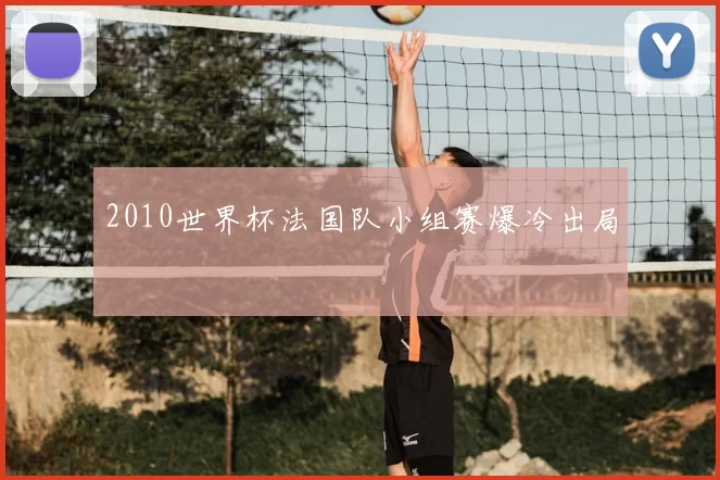 2010世界杯法国队小组赛爆冷出局